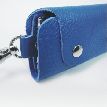 經典皮革鑰匙包